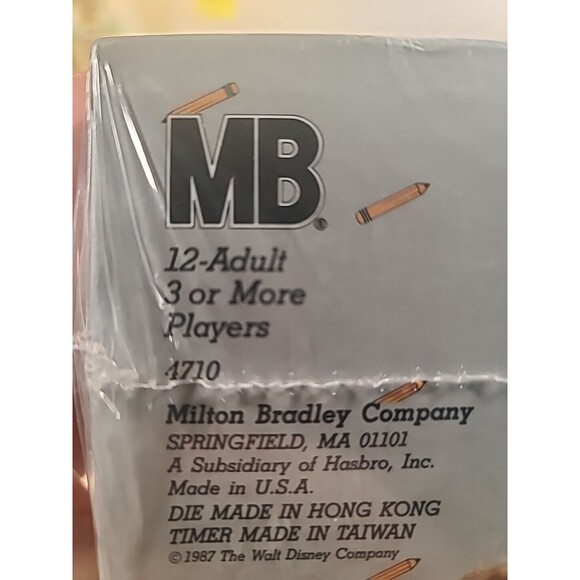 Factory sealed 1987 Sketching game "Win Lose or Draw" Milton Bradley Walt Disney - Picture 5 of 5